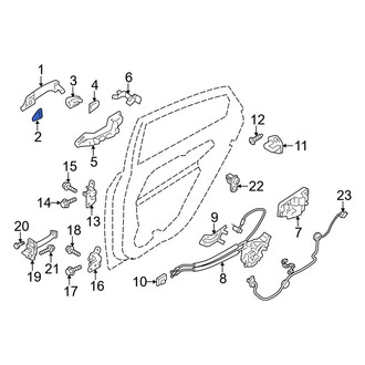 Hyundai OE - Front Outer Exterior Door Handle Gasket