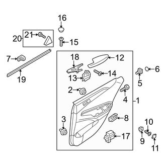 Hyundai OE - Rear Door - Interior Trim