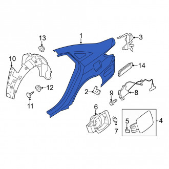 Hyundai Sonata OEM Quarter Panels & Parts - Rear & Front | CARiD