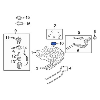 Hyundai OE - Fuel Pump Tank Seal