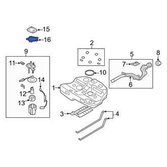 Hyundai OE - Fuel Tank Lock Ring