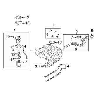 Hyundai OE - Fuel System Components