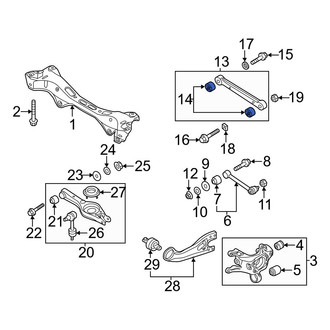 Hyundai OE - Rear Upper Rearward Suspension Control Arm Bushing