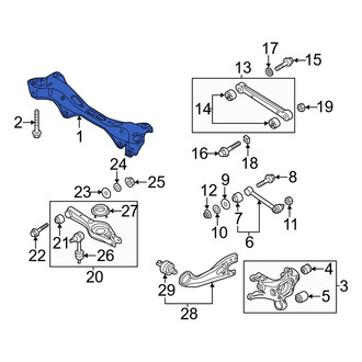 Hyundai OE - Rear Suspension Subframe Crossmember