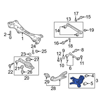 Hyundai OE - Rear Right Steering Knuckle
