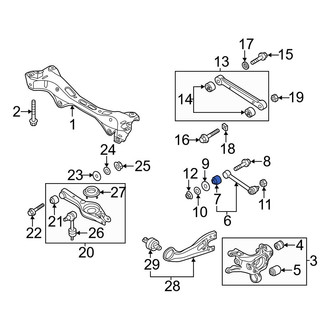 Hyundai OE - Rear Suspension Lateral Arm Bushing