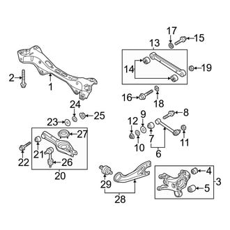 Hyundai OE - Rear Suspension - Suspension Components (Gas)