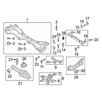 Hyundai OE - Lateral Arm Nut