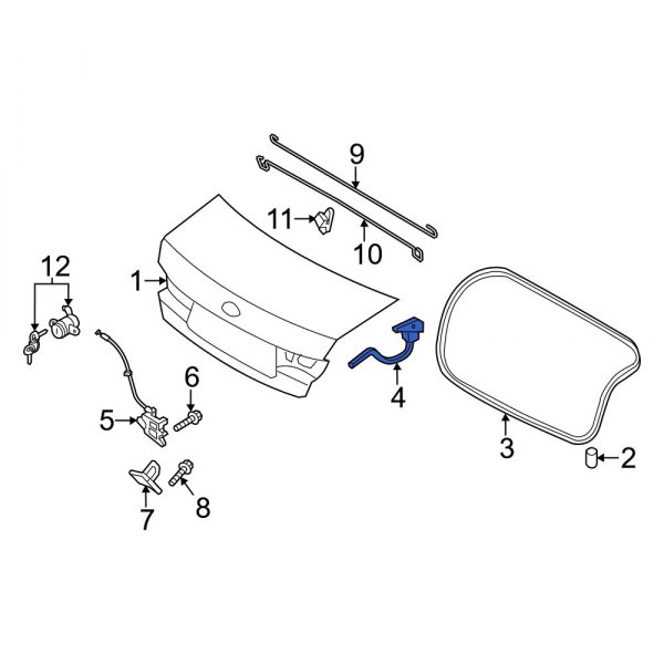 Deck Lid Hinge