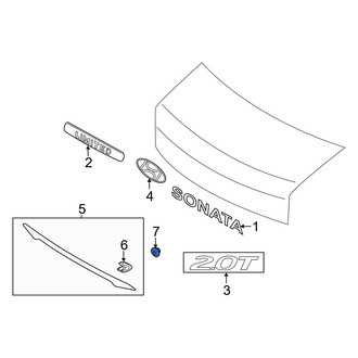 Hyundai OE - Tail Light Nut