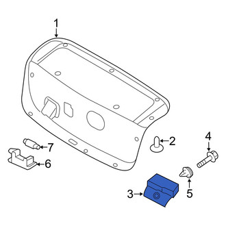 Hyundai OE - Rear Deck Lid Handle