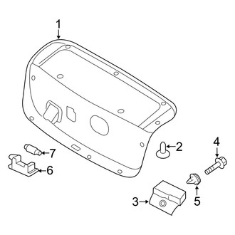 Hyundai OE - Trunk Lid - Interior Trim (Gas)