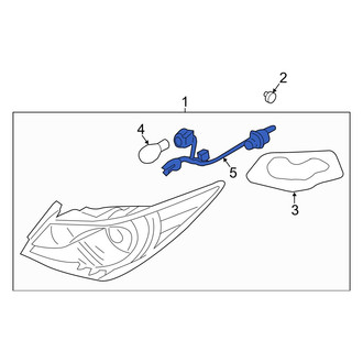 Hyundai OE - Tail Light Socket