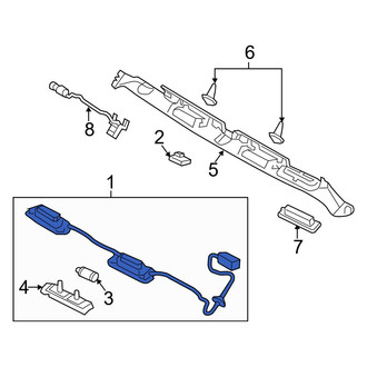Hyundai OE - Rear License Plate Light Assembly