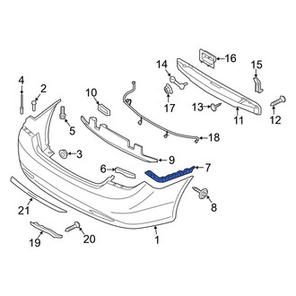 Hyundai OE - Left Outer Bumper Cover Bracket