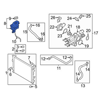 Hyundai OE - Engine Coolant Reservoir