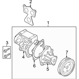 Hyundai OE - Cooling - Water Pump (Limited / SE 2.0L)