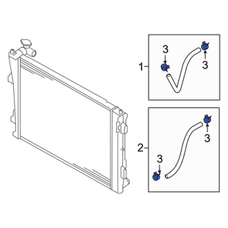 Hyundai OE - Transmission Oil Cooler Line Clamp