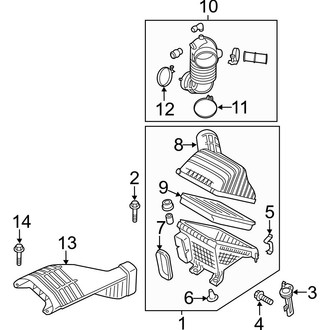 Hyundai OE - Engine / Transaxle - Air Intake (2.0L)