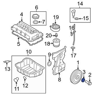 Hyundai OE - Engine Harmonic Balancer Washer