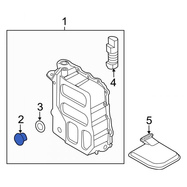Automatic Transmission Cover Drain Plug