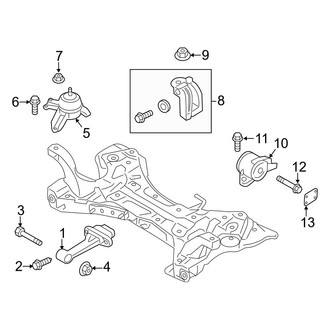 Hyundai OE - Engine / Transaxle - Engine & Transmission Mounting (2.0L)
