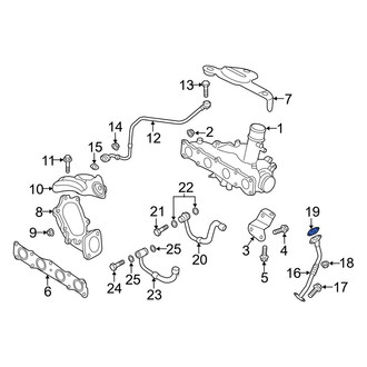 Hyundai OE - Turbocharger Oil Line Gasket