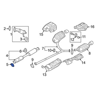 Hyundai OE - Rear Forward Catalytic Converter Gasket