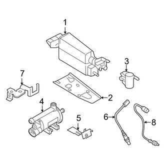 Hyundai OE - Emission System - Emission Components (Limited / SE 2.0L)