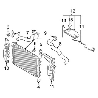Hyundai OE - Cooling - Radiator & Components (2.0L Gas)
