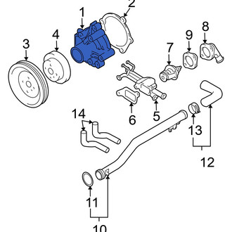Hyundai OE - Engine Water Pump