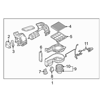 Hyundai OE - Air Conditioner & Heater - Blower