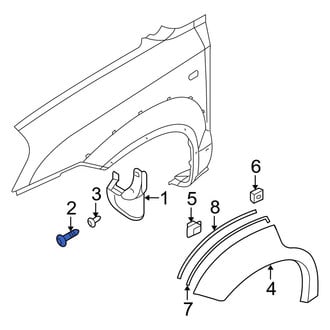 Hyundai OE - Fender Liner Screw