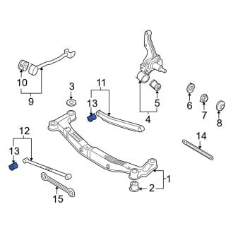 Hyundai OE - Hyundai Tucson FWD 2005 Rear Suspension - Suspension