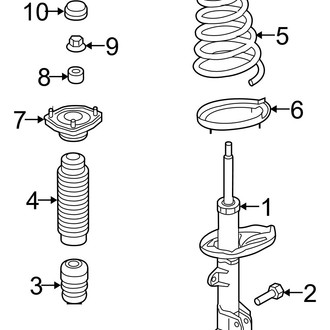Hyundai OE - Rear Suspension - Struts & Components (FWD)