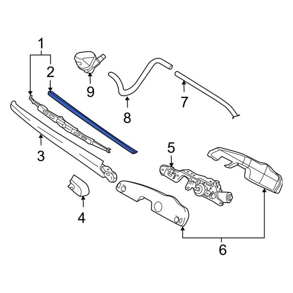 Back Glass Wiper Blade