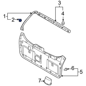 Hyundai OE - Quarter Panel Trim Panel Clip