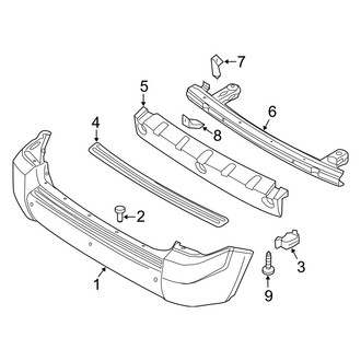 Hyundai OE - Rear Bumper - Bumper & Components