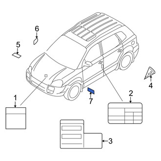 Hyundai OE - Air Bag Information Label