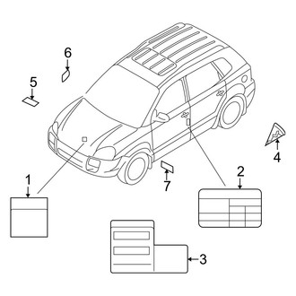 Hyundai OE - Information Labels - Labels