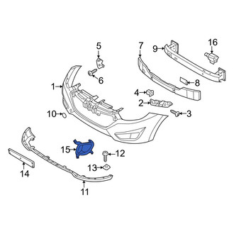 Hyundai OE - Front Left Fog Light Trim