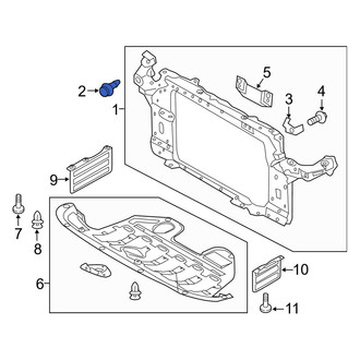 Hyundai OE - Bumper Impact Bar Bolt