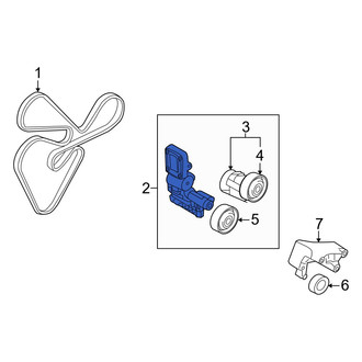 Hyundai OE - Accessory Drive Belt Tensioner Assembly