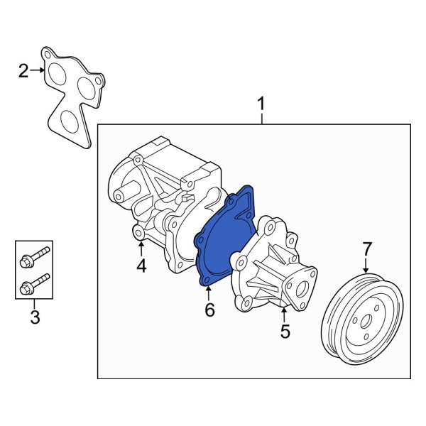 Engine Water Pump Gasket