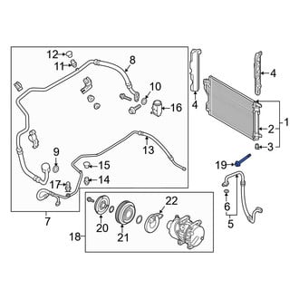 Hyundai OE - A/C Compressor Bolt