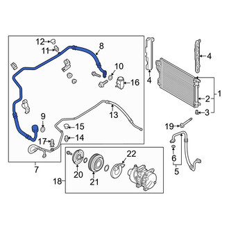 Hyundai OE - A/C Refrigerant Hose