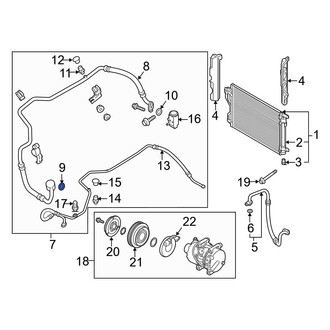 Hyundai OE - A/C Refrigerant Line O-Ring