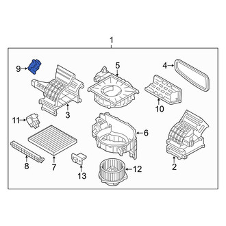 Hyundai OE - HVAC Air Adjustment Control Motor