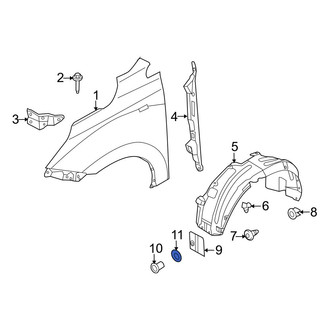 Hyundai OE - Radiator Support Splash Shield Washer
