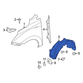 Hyundai OE - Front Left Fender Splash Shield